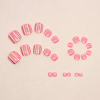 No.240 Cute Line Toenails Patch 24pcs/Set