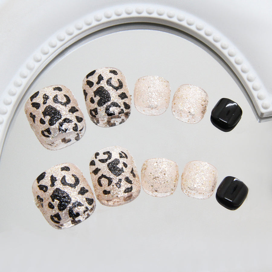 No.577 Leopard Toenails Patch 24pcs/Set