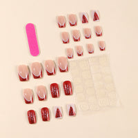 No.CM103 Snowflake Christmas Tree Fingernails Patch 24pcs/Set