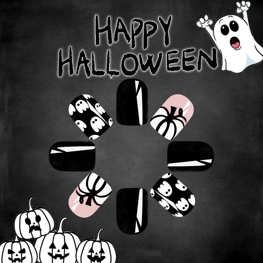 No.AW68 Halloween Cute Fingernails Patch 24pcs/Set