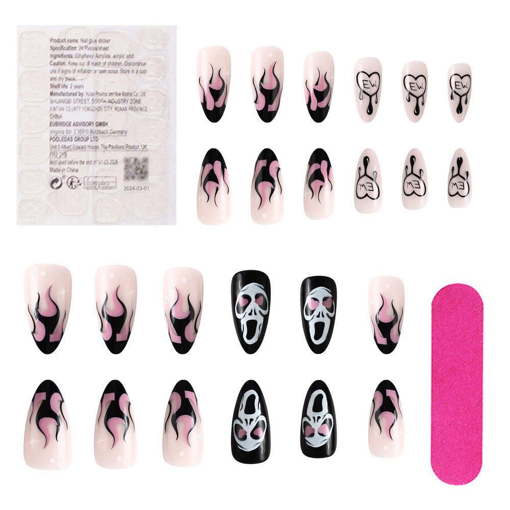 No.AW113 Halloween Fingernails Patch 24pcs/Set