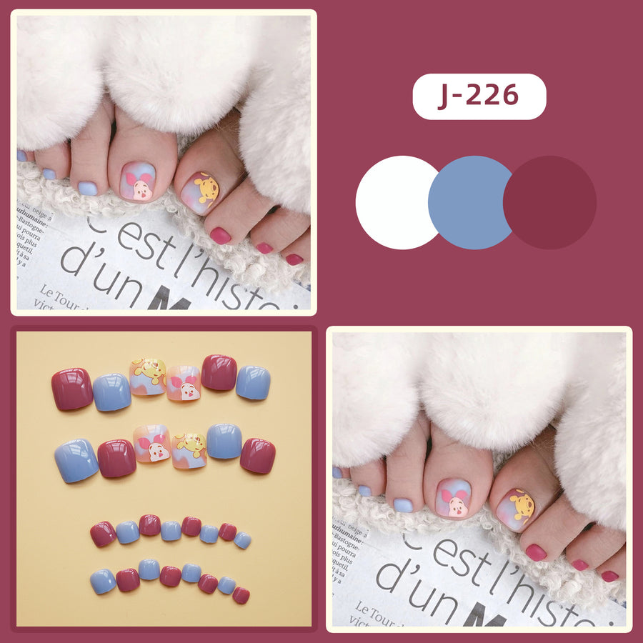 No.360 Cute Pig Toenails Patch 24pcs/Set