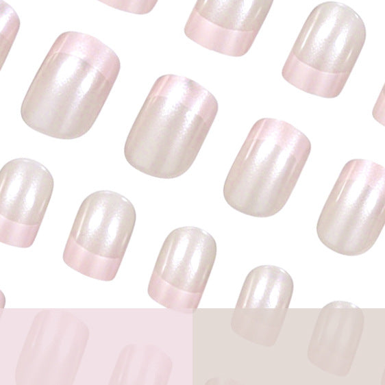No.F787 Pink Fingernails Patch 24pcs/Set
