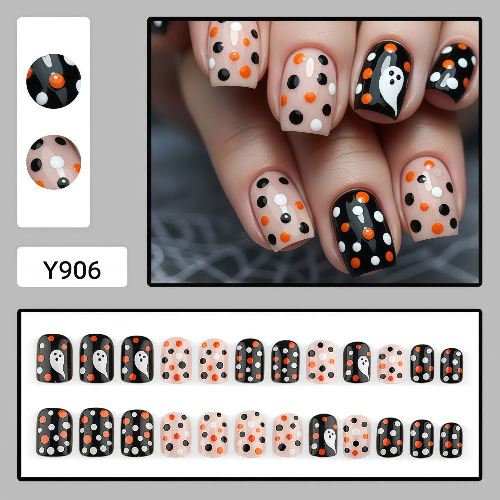 No.AW198 Halloween Cute Fingernails Patch 24pcs/Set
