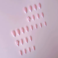 No.F269 Bow Fingernails Patch 24pcs/Set