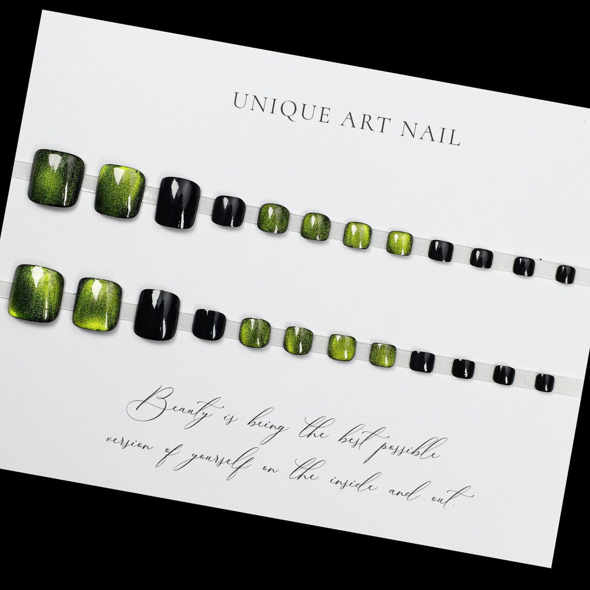 No.27 Fashion Cute New Cat Eye Pedicure Patch 24pcs