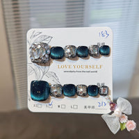 No.380 Cat's Eye Handmade Toenails Patch 10pcs/Set