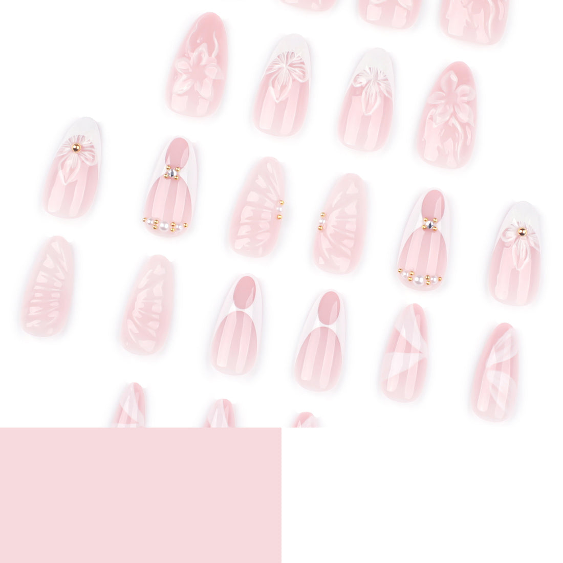 No.PSN117 Flower Hand & Toe Pair Set-48pcs