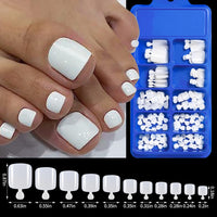 No.301 White Toenail Patch 100pcs/Set