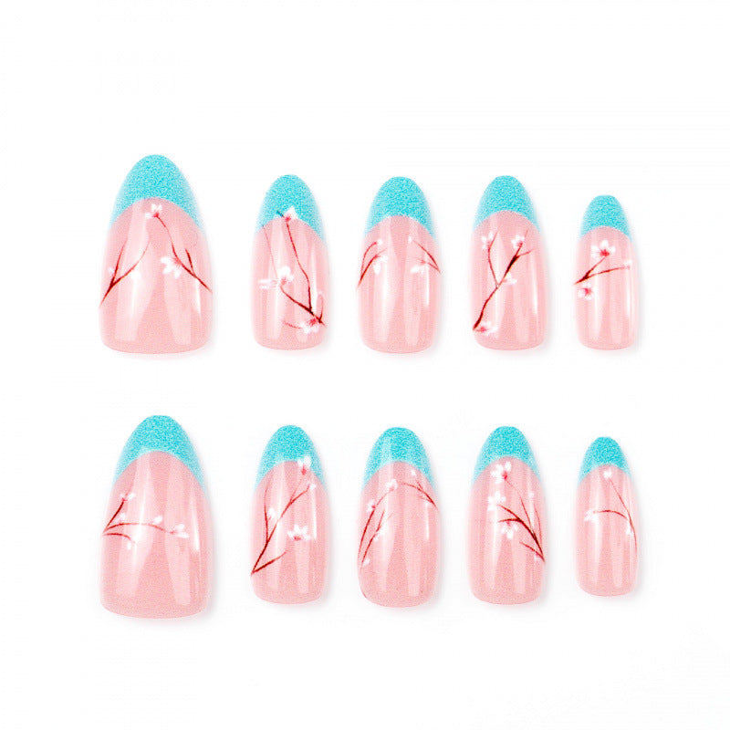 No.F825 Tiffany Blue Fingernails Patch 30pcs/Set