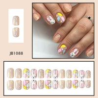 No.ET32 Rabbit Easter Egg Fingernails Patch 24pcs/Set