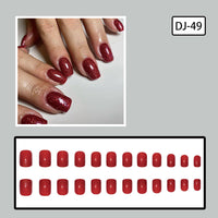 No.AW109 Halloween Blood Red Fingernails Patch 24pcs/Set