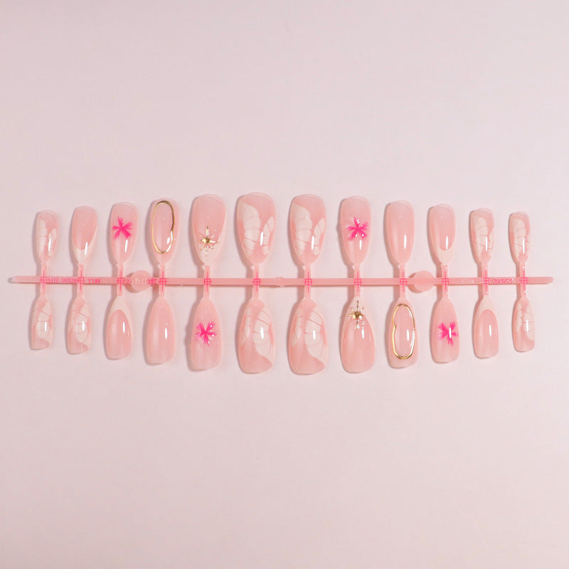 No.F365 3D Print Fingernails Patch 24pcs/Set