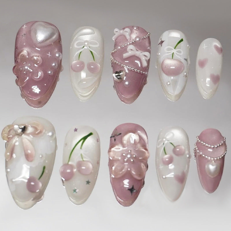 No.F578 Cat's Eye Fingernails Patch 24pcs/Set