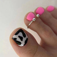 No.233 Pink Sweet Toenails Patch 24pcs/Set