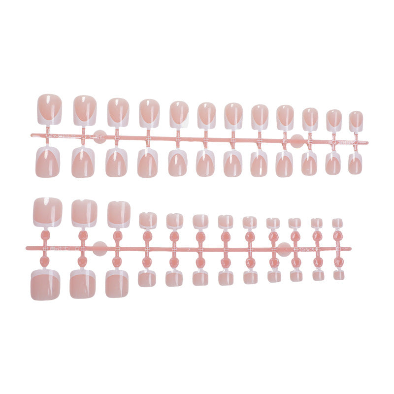 No.PSN97 Solid Color Hand & Toe Pair Set-48pcs