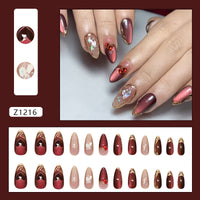 No.VN68 Valentine’s Love Cat's Eye Press-On Nails Set (24 Pcs)