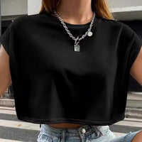 Half-length Belly Exposed T-shirt