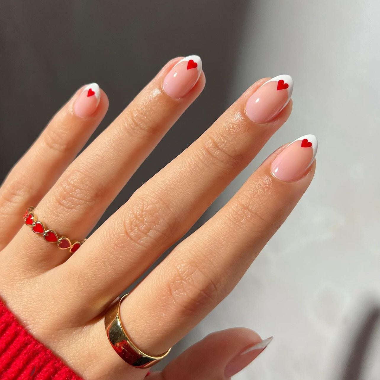 No.VN62 Valentine’s Love Press-On Nails Set (24 Pcs)