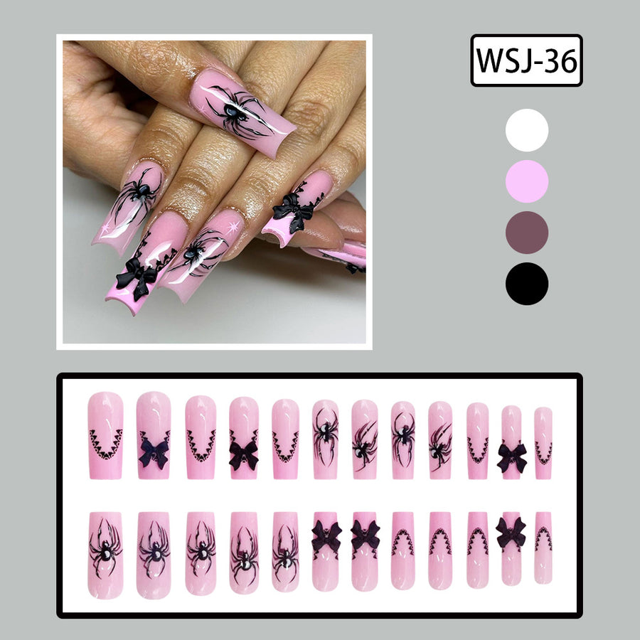 No.AW98 Halloween Fashion Fingernails Patch 24pcs/Set