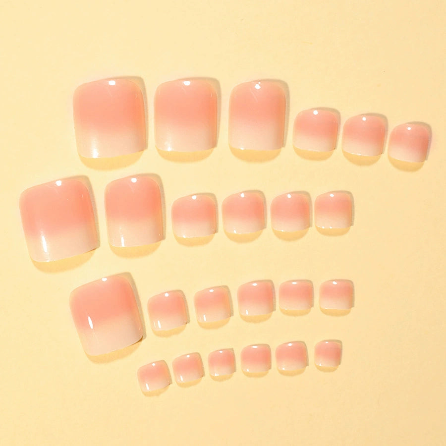 No.444 Gradient Toenails Patch 24pcs/Set