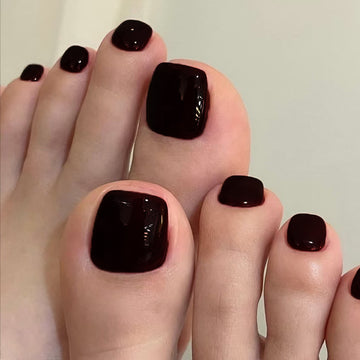 No.633 Black Toenails Patch 24pcs/Set