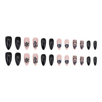 No.F223 Black Night Sky Fingernails Patch 24pcs/Set