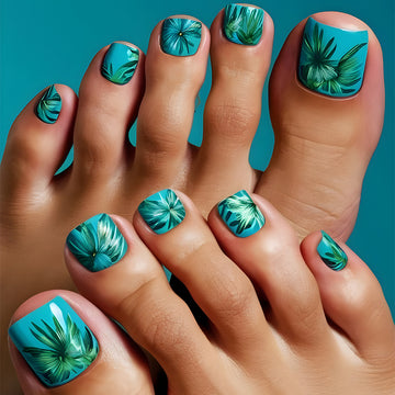 No.BH12 Coconut Trees Toenails Patch 24pcs/Set