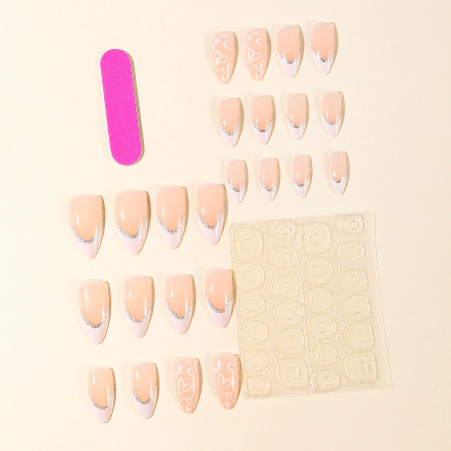 No.VN43 Love Fingernails Patch 24pcs/Set