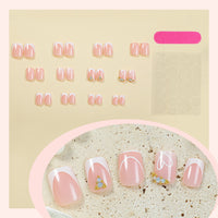 No.VN16 Pink Love Fingernails Patch 24pcs/Set