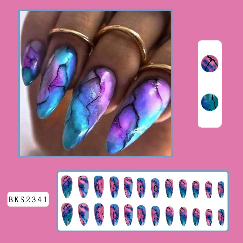 No.F209 Color Blending Fingernails Patch 24pcs/Set