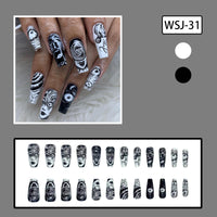 No.AW102 Halloween Supernatural Comics Fingernails Patch 24pcs/Set