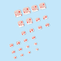 No.386 Cute Toenails Patch 24pcs/Set