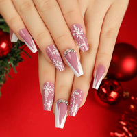 No.CM15 Christmas Sweet Fingernails Patch 24pcs/Set