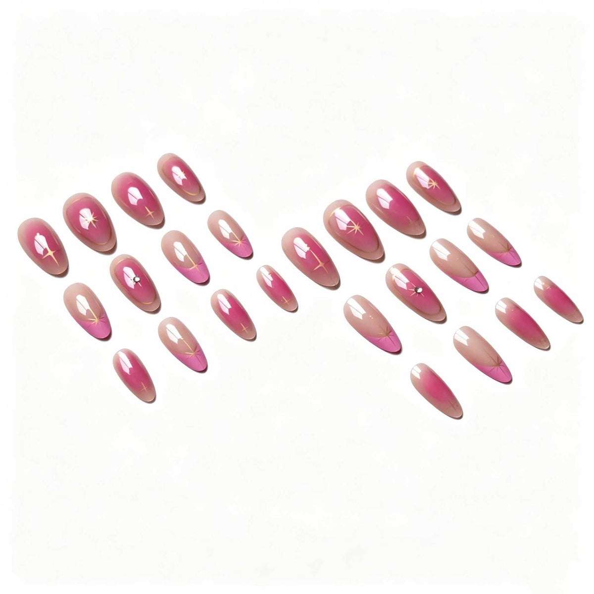 No.F672 Fashion Fingernails Patch 24pcs/Set