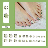 No.243 Cute Comic Style Toenails Patch 24pcs/Set