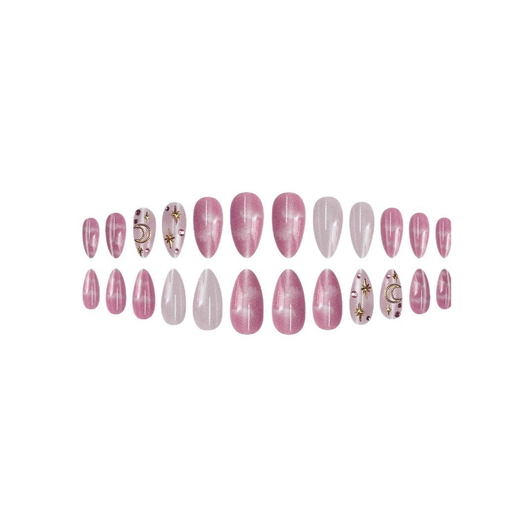 No.F462 Sweet Cat‘s Eyes Fingernails Patch 24pcs/Set