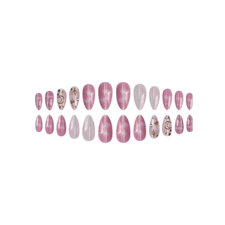 No.F462 Sweet Cat‘s Eyes Fingernails Patch 24pcs/Set