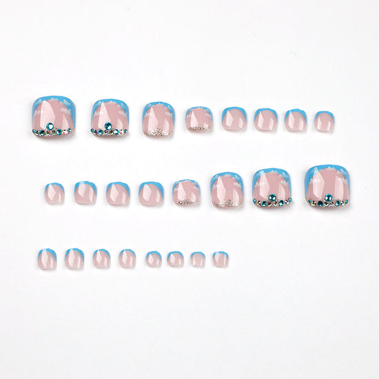 No.PSN79 Blue Sky Hand & Toe Pair Set-48pcs