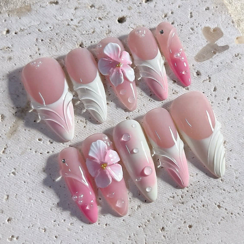 No.BH43 Fashion Print Fingernails Patch 30pcs/Set