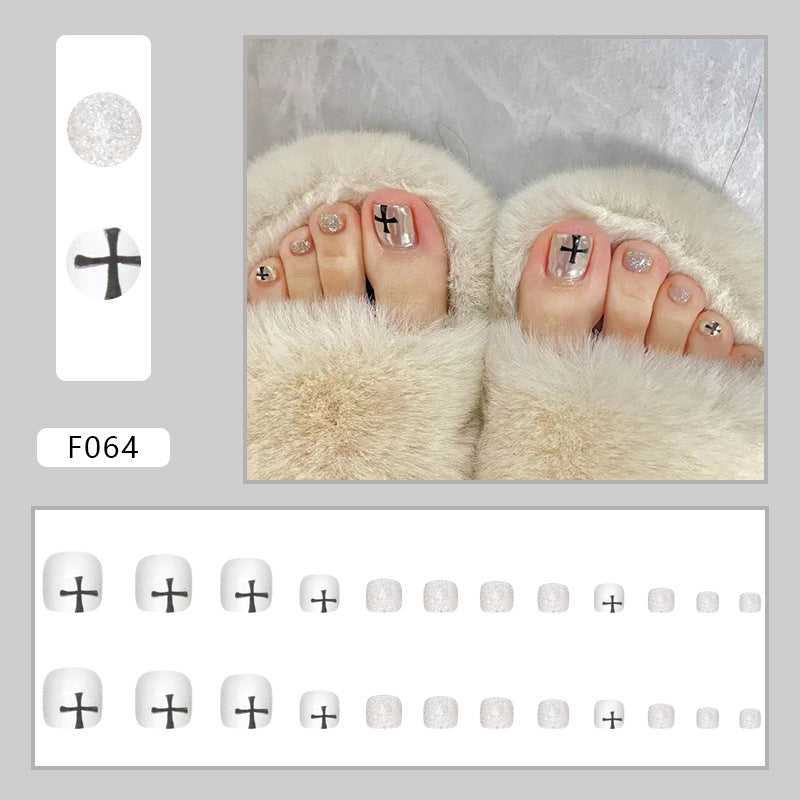 No.246 Cross Rib Toenails Patch 24pcs/Set