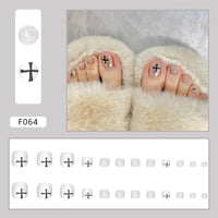 No.246 Cross Rib Toenails Patch 24pcs/Set