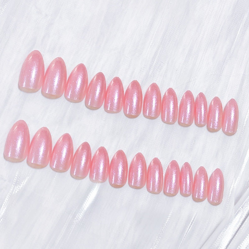 No.F729 Pink Fingernails Patch 24pcs/Set