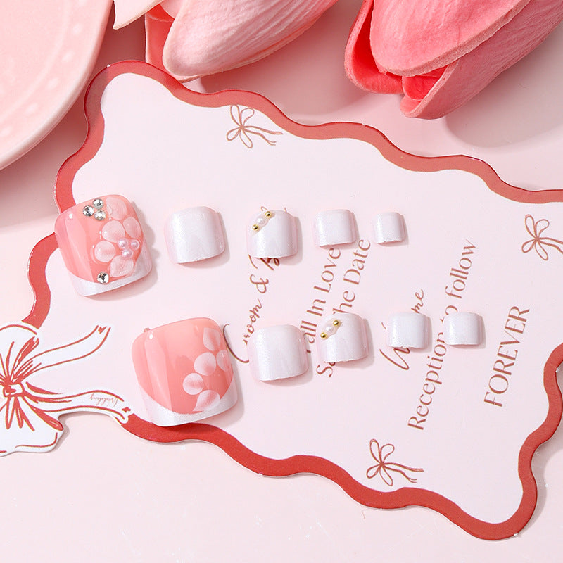 No.793 Flower Toenails Patch 24pcs/Set