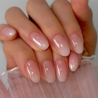 No.F163 Nude Fingernails Patch 24pcs/Set