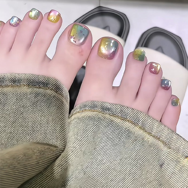 No.803 Rainbow Toenails Patch 24pcs/Set