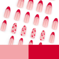 No.VN66 Valentine’s Nude Pink Press-On Nails Set (24 Pcs)