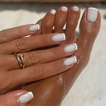 No.PSN110 White Hand & Toe Pair Set-48pcs