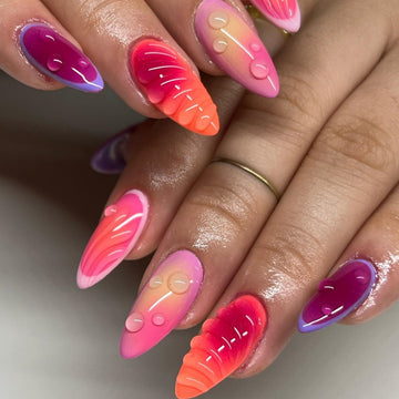 No.F475 3D Fashion Fingernails Patch 24pcs/Set