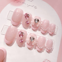 No.VN3 Bow Fingernails Patch 24pcs/Set